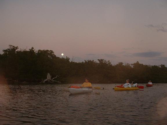 Full Moon, Sunset, and Bird Rookery Kayak Tour